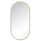 LUSTRO ŚCIENNE Z OŚWIETLENIEM VIRGO 50X100 CM ZŁOTE - EMPORIA VIRGO-500-1000-GD-LED
