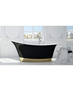 WANNA WOLNOSTOJĄCA EUPHORIA LIMITED 178X88 CZARNO-ZŁOTA – RAVON