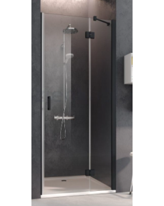 DRZWI PRYSZNICOWE OSIA PRAWE CZARNY SOFT - KERMI OS SFR 090203PK