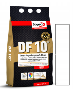 FUGA ELASTYCZNA DF10 BIAŁA (10 ) 4 KG - SOPRO