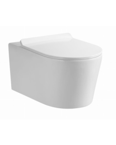 Miska wisząca Nox 2.0 superflush 53x36 cm biała + deska wolnoopadająca - Emporia abd02