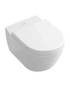 Miska wc wisząca directflush biała 56x37 + deska sedesowa wolnoopadająca slim subway 2.0 combipack – v&b 5614r201