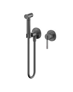Zestaw bidetta ścienna Ori podtynkowa Gun Metal – Emporia 08021BN. 