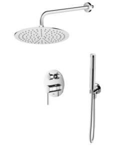 Zestaw prysznicowy podtynkowy Fly 15-chr Chrom Emporia